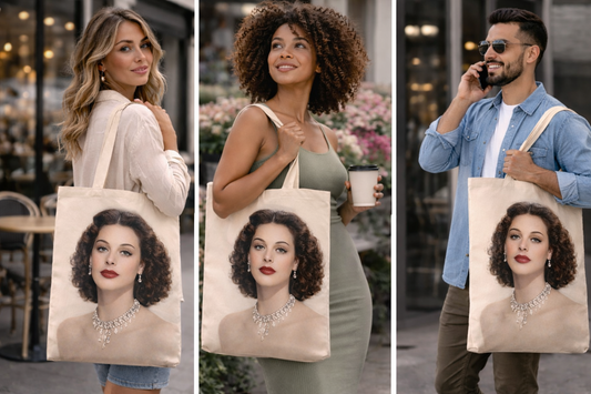 Hedy Lamarr Tote – Classic Hollywood Elegance